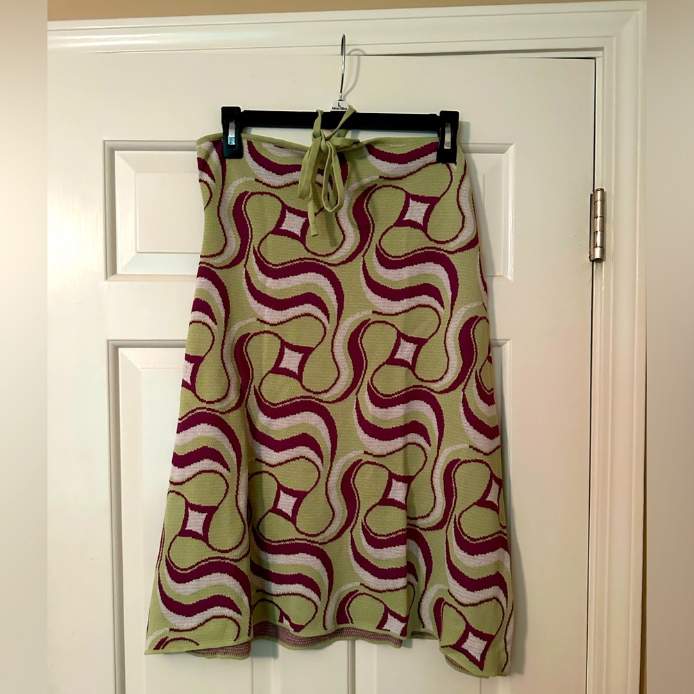 XL NWT Cider Retro Funky Halter Mini-Dress